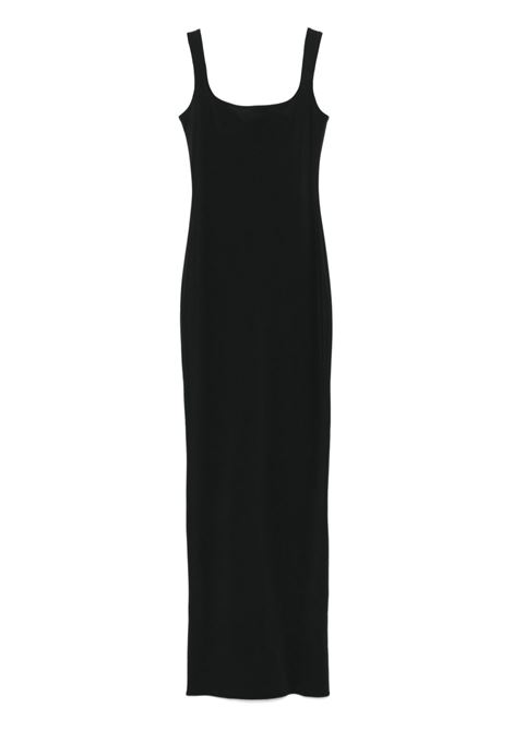 Black square-neck maxi dress Entire Studios - women